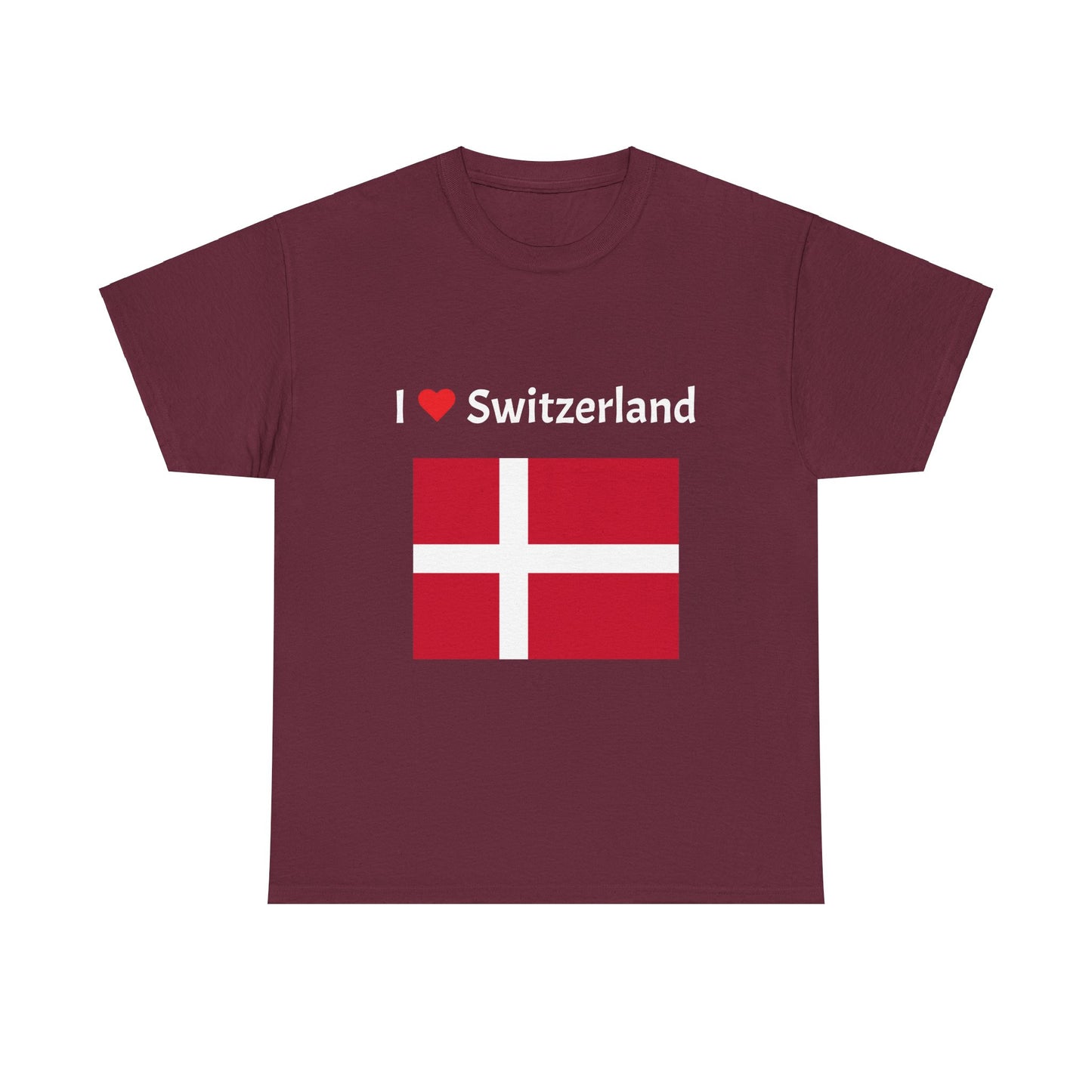 I love Switzerland Denmark T-Shirt
