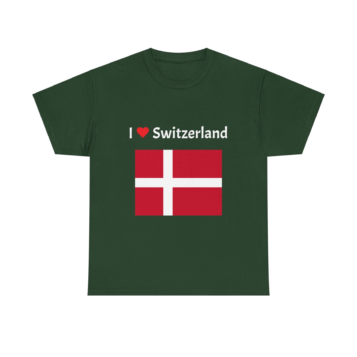 I love Switzerland Denmark T-Shirt
