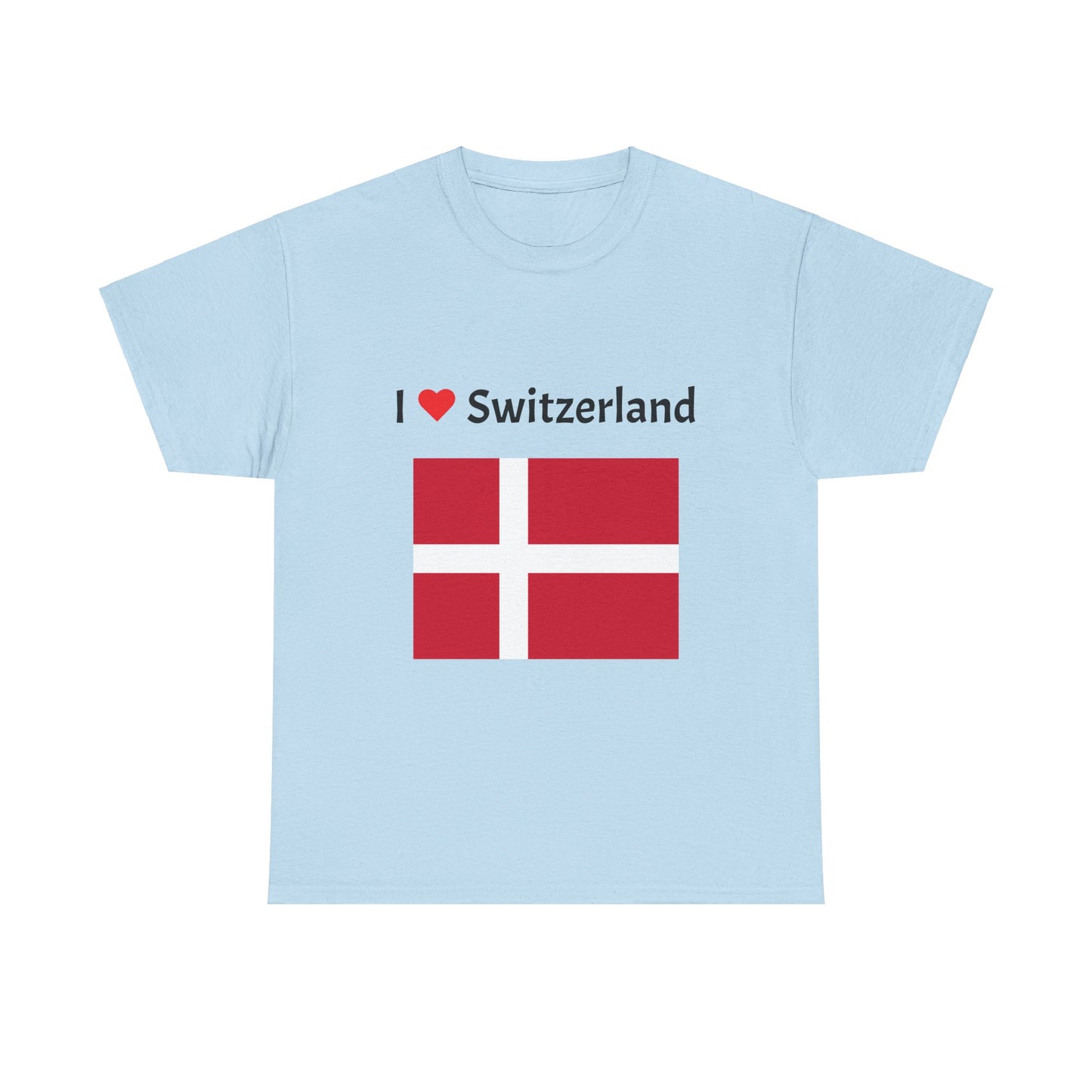 I love Switzerland Denmark T-Shirt