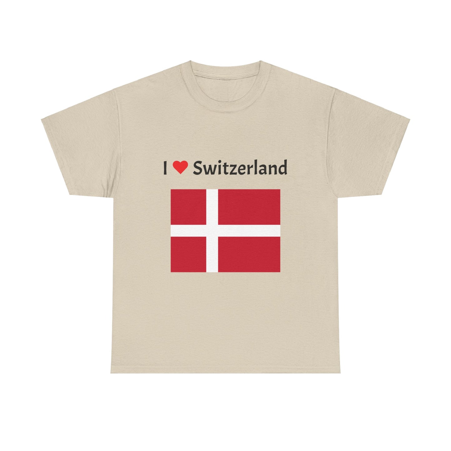 I love Switzerland Denmark T-Shirt