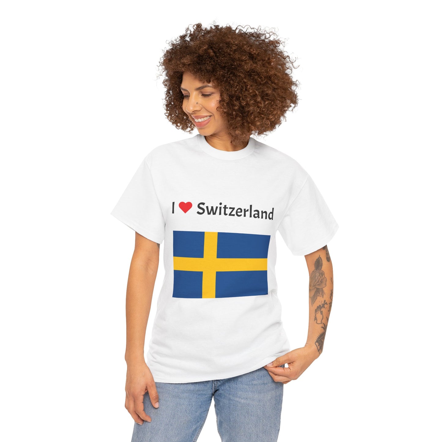 I love Switzerland Sweden Meme T-Shirt
